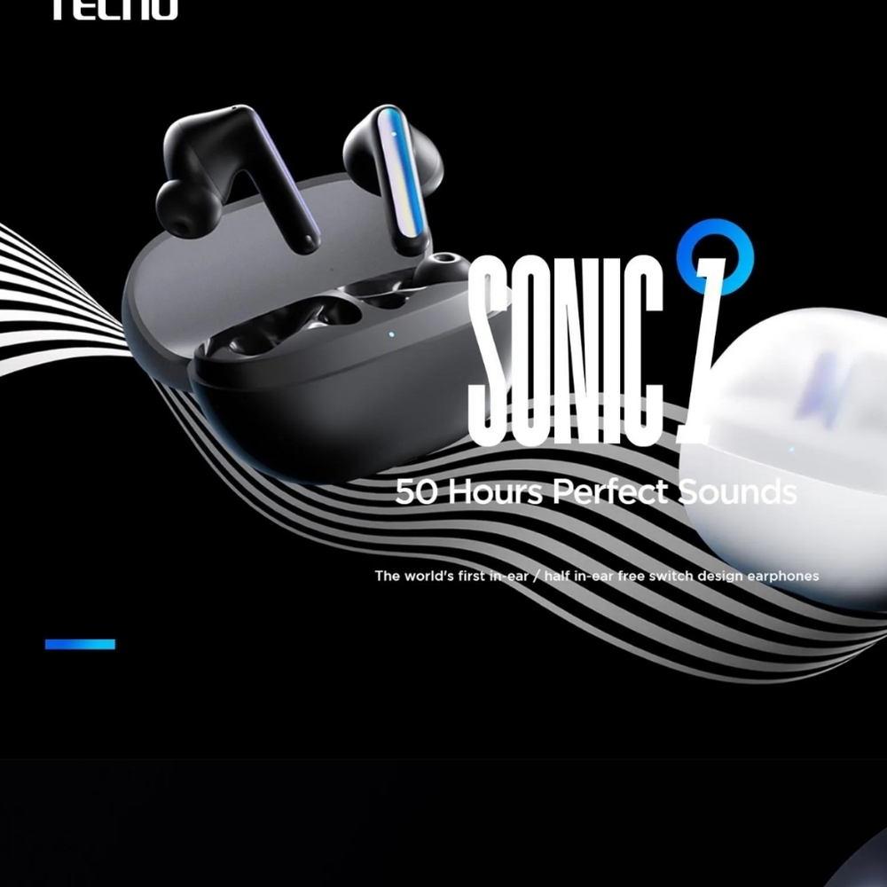 Tecno Sonic 1 Up to 50 Hours of Play